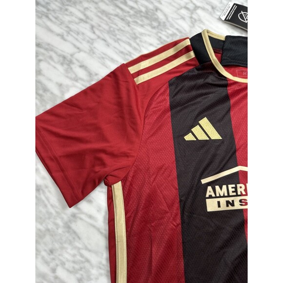 Adidas MLS Atlanta United FC Home Soccer Jersey Women's Small Red Black - Picture 6 of 7